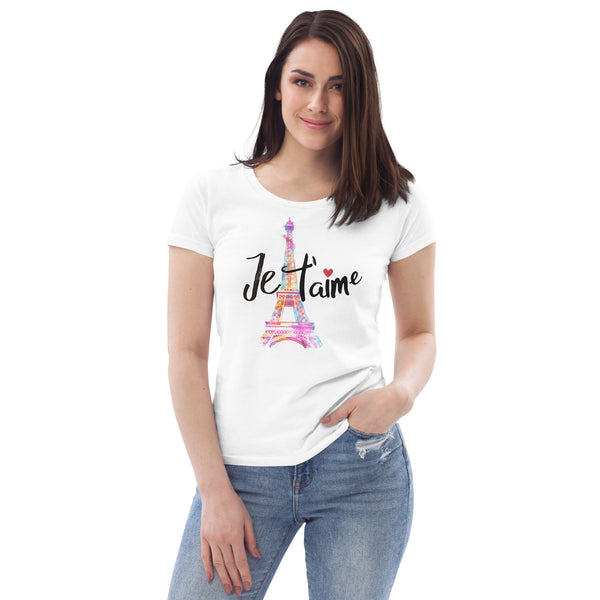 Introducing the "Je T'aime"  💕Women's Tees – The Ultimate Expression of Love and Style! 😍